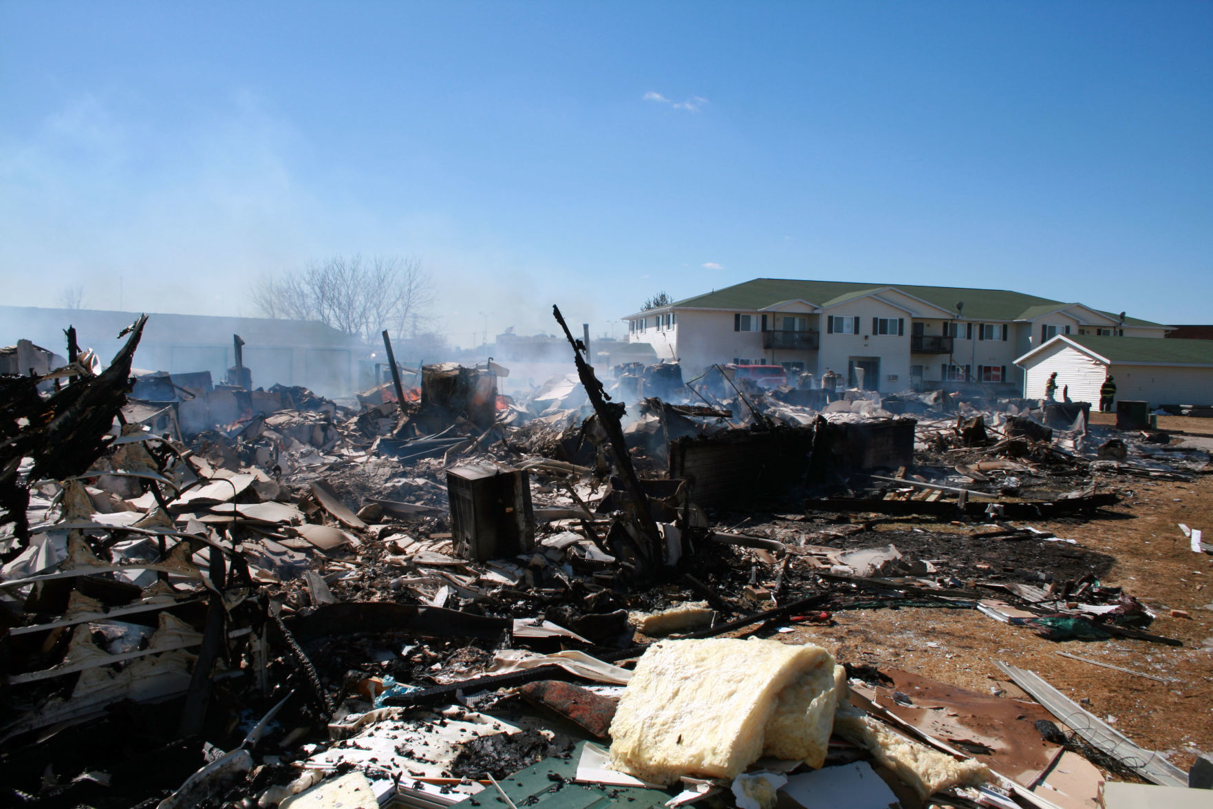 Investigation photos from 109 Knaup Drive explosion
